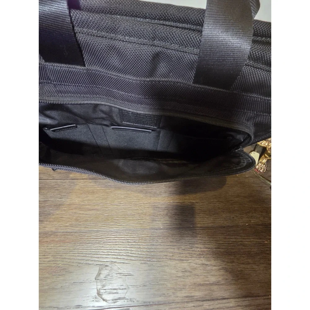 Tumi T-Pass Black Ballistic Nylon Laptop Briefcase Bag 26145D4